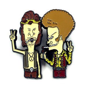 Beavis and Butthead Hippie Enamel Pin